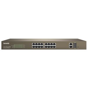 سوییچ ۱۶ پورت ۱۰/۱۰۰ Mbps تندا مدل TEF1218P-16-250W