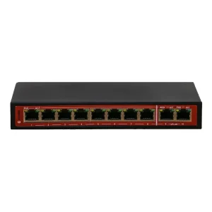 سوییچ 8 پورت PoE ایزی‌گیگز مدل SWU-1401-10GP